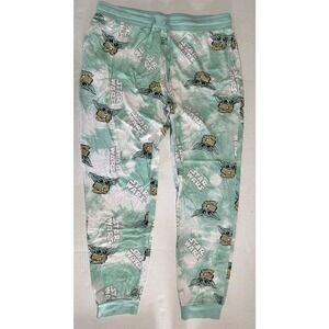 Star Wars Baby Yoda Pajama Lounge Pants Size Extra Large Drawstring Joggers #569